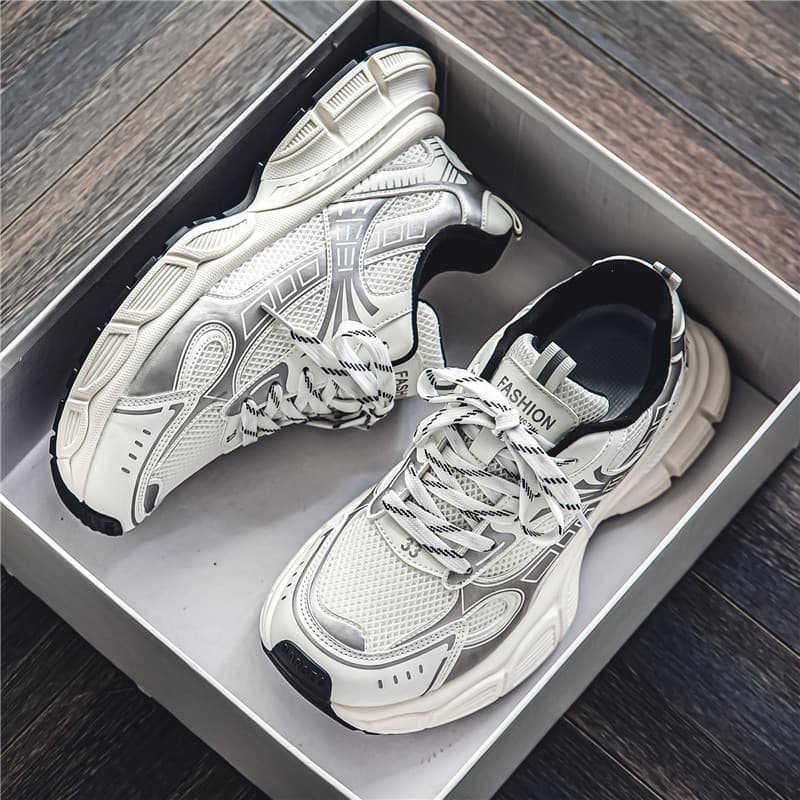 Men's Shoes 2025 Summer Daddy Shoes Fashion Trend All Match Sports Shoes Trendy Brand Casual Youth Men's Shoes