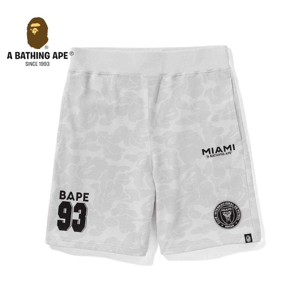 A BATHONG APE Miami Collaboration Ape Head Shorts Five Leg Casual Shorts, Made Of Pure Cotton Fabric