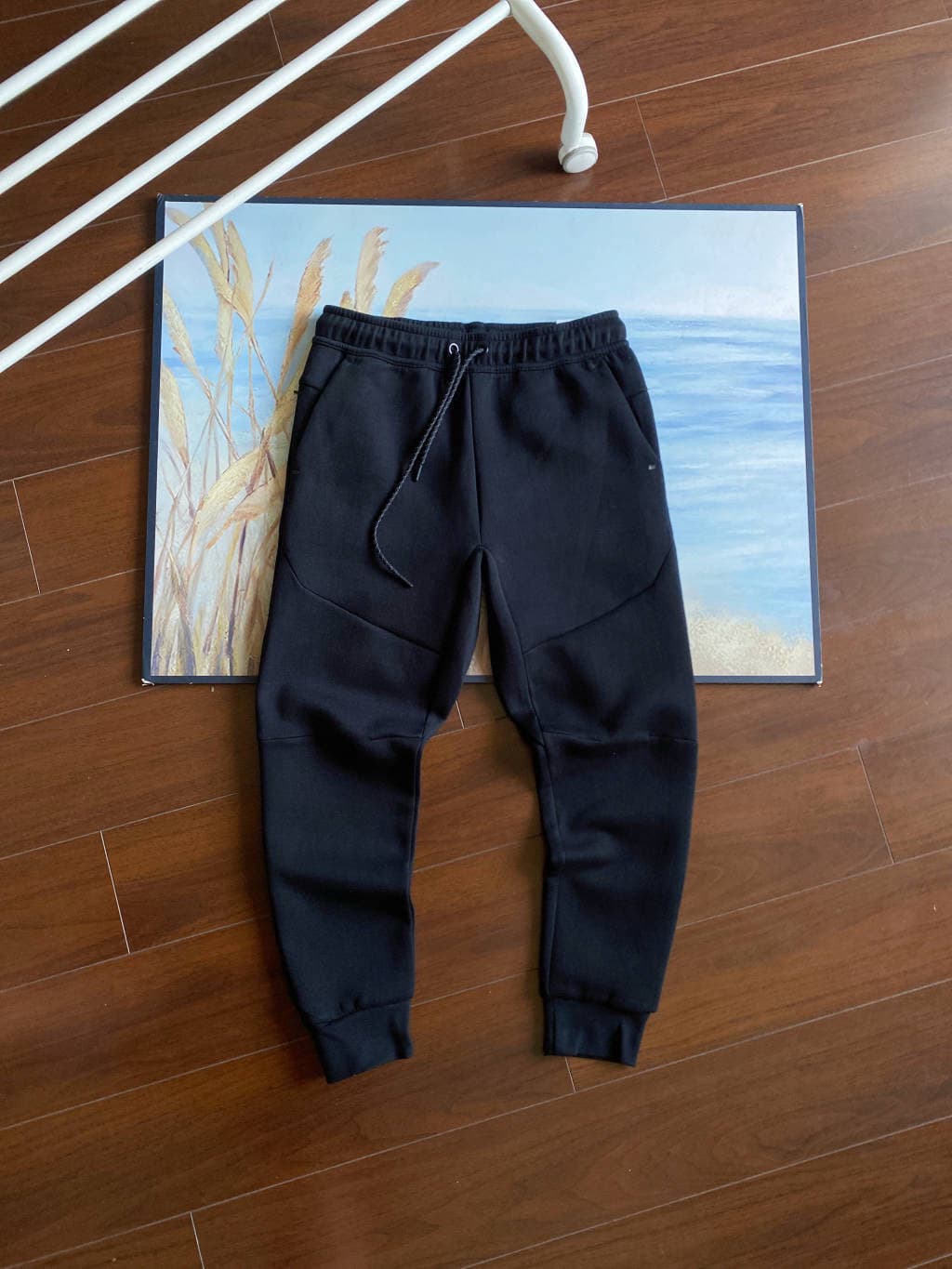 Ensemble veste et pantalon de survêtement laminé TECH FIEECE, style décontracté, hiver, printemps et automne, avec fermeture éclair.