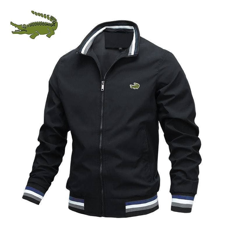 Vente en gros de vêtements pour hommes, nouvelle veste cardigan de couleur unie pour hommes, veste de pilote décontractée, uniforme de baseball