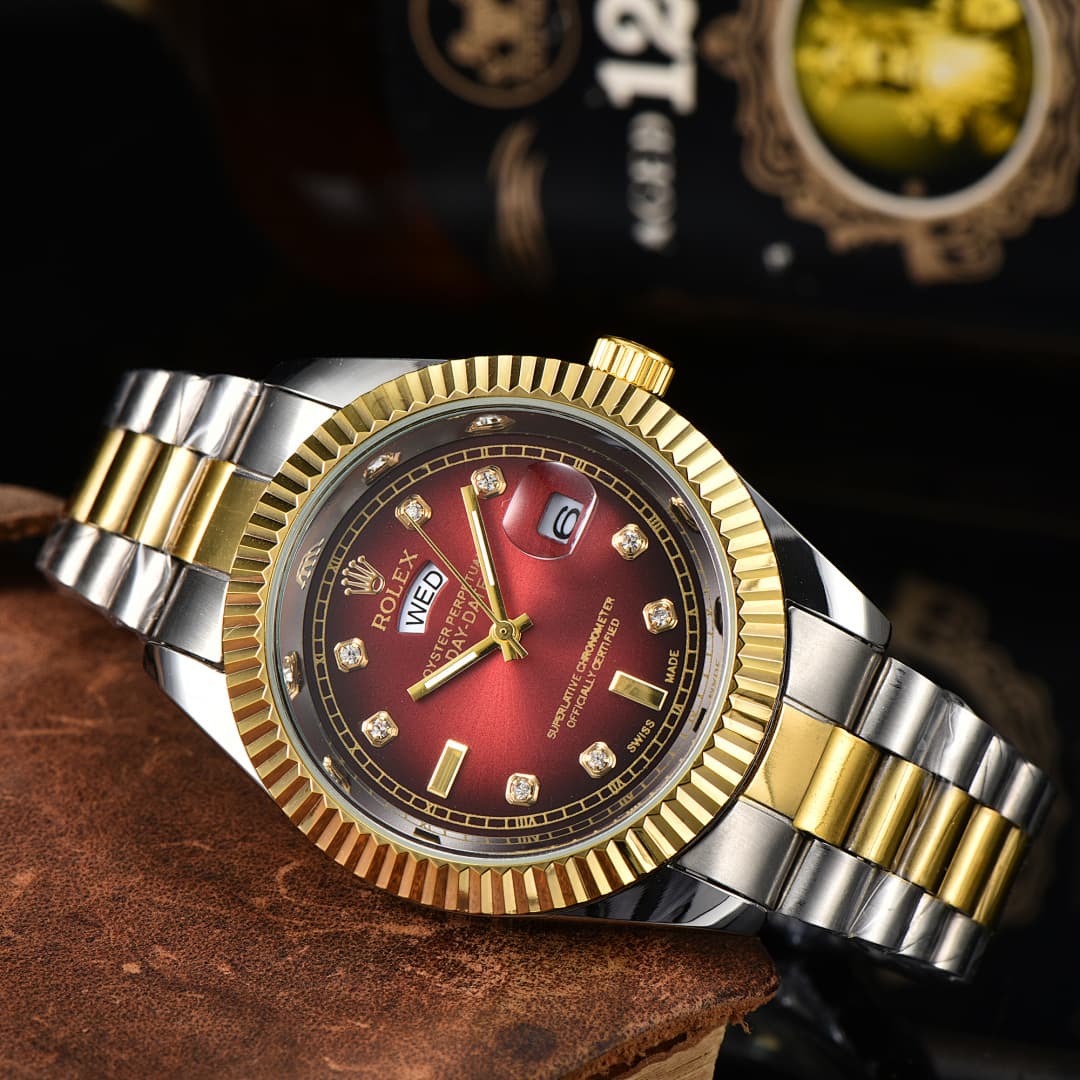Montre classique à double calendrier pour affaires : une montre de luxe élégante et abordable