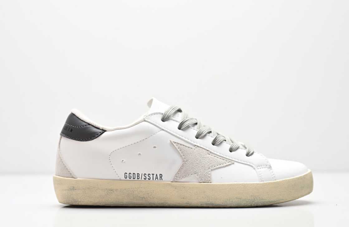 Baskets Goldengoose Vintage Distressed Star pour femmes, chaussures de skate rétro décontractées à talon compensé intégré, baskets blanches po