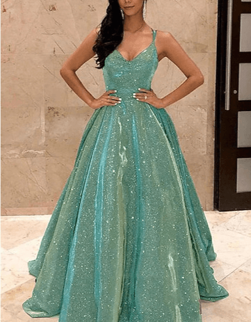 Women's Clothing fashion suspenders suspenders glitter banquet event elegant slim long dress evening dress
