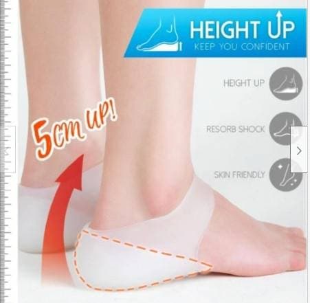 Shoe Accessories Transparent Insole For Feet, Silicone, Non Slip For Men And Women, Same Style For Internet Celebrities