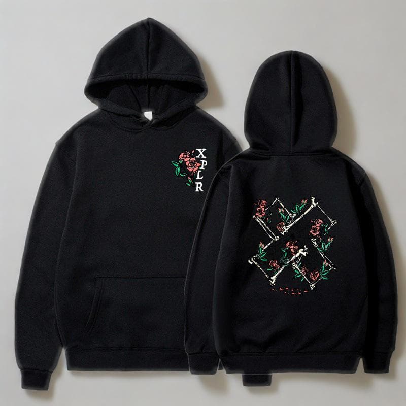 Unisex Clothing Breathable Casual Couples Y2K Sam And Colby XPLR Hooded Sweatshirt Fashion Fleece Hooded Sweatshirt