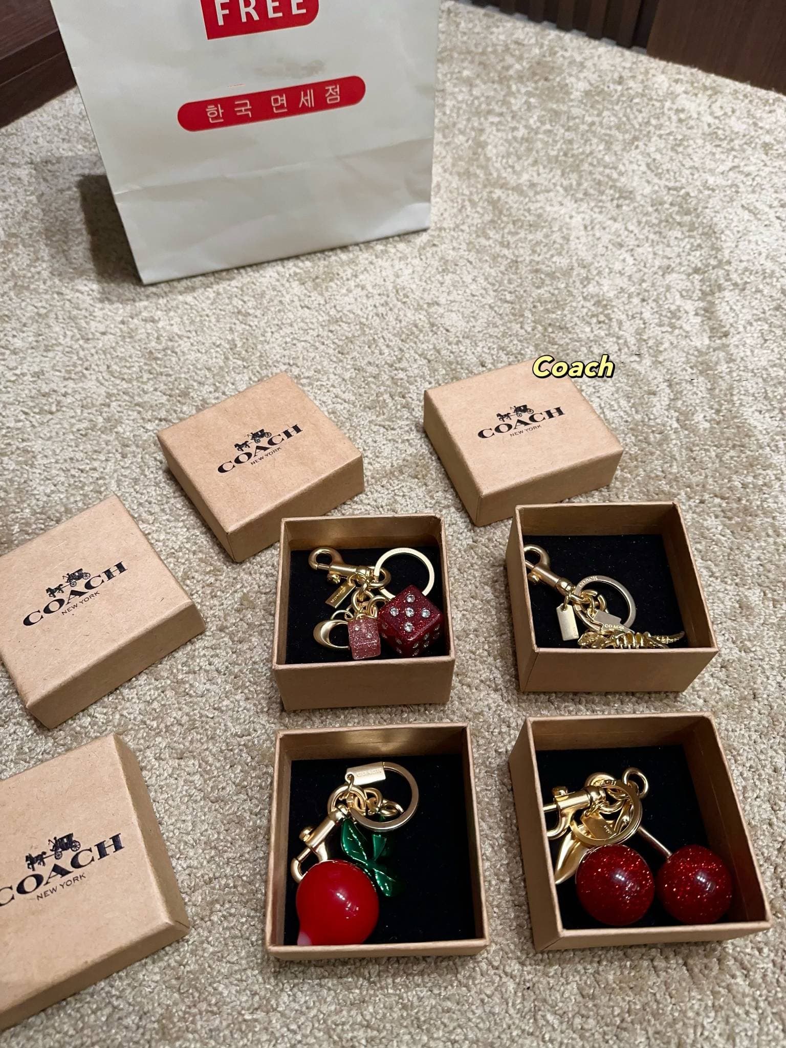 (New) Fashion Everything Fruit Flowers Cherry Suitable For All Kinds Of Bags With Hanging Ornaments
