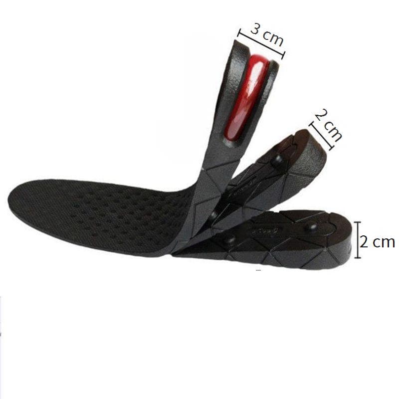 PVC Height Increasing Pad Air Cushion One Layer, Two Layers, Three Layers, Four Layers, 3cm5cm7cm9cm Inner Height Increasing Insole Air Cushion