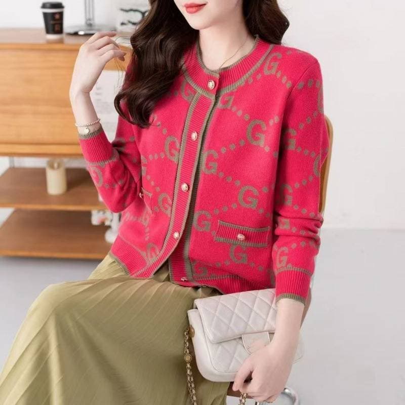 Cardigan en tricot – Pull oversize en acrylique ultra-doux avec détails nœud (rose poudré, style bureau-brunch)