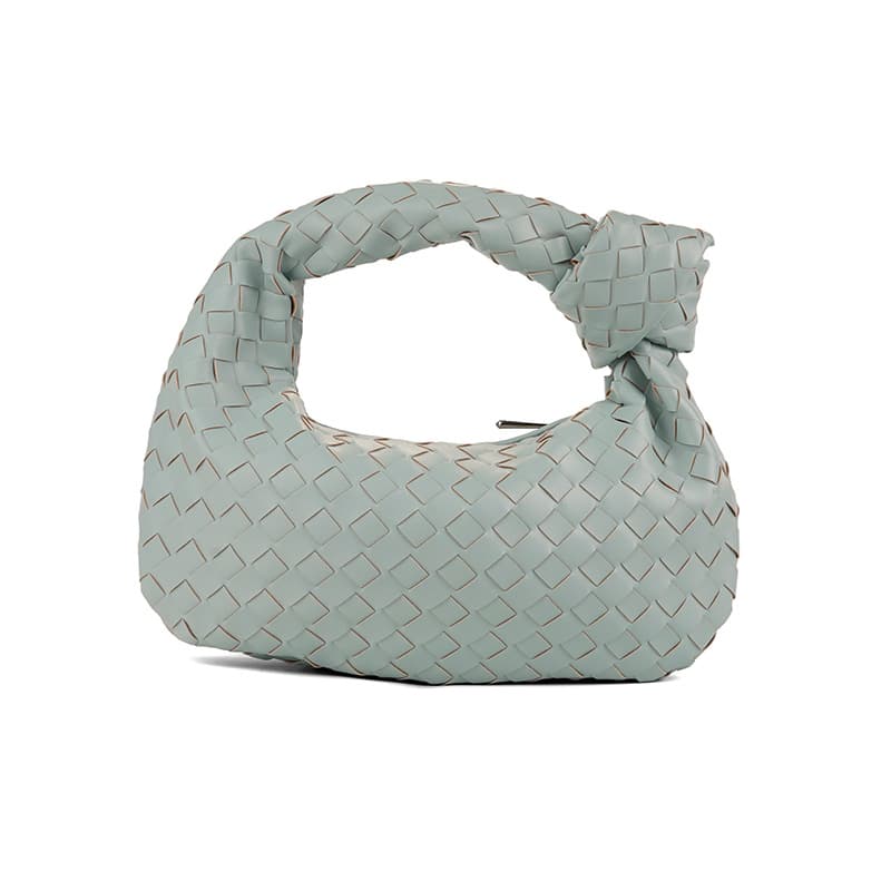 Sac à main tissé, petit pain rond en forme de nuage