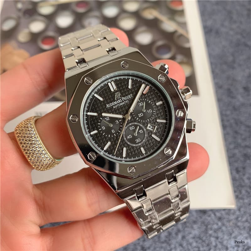 Montre multifonctions à plusieurs cadrans avec calendrier et fonction luminescente, marque suisse ancienne Audemars Piguet, montre tendance pour hom