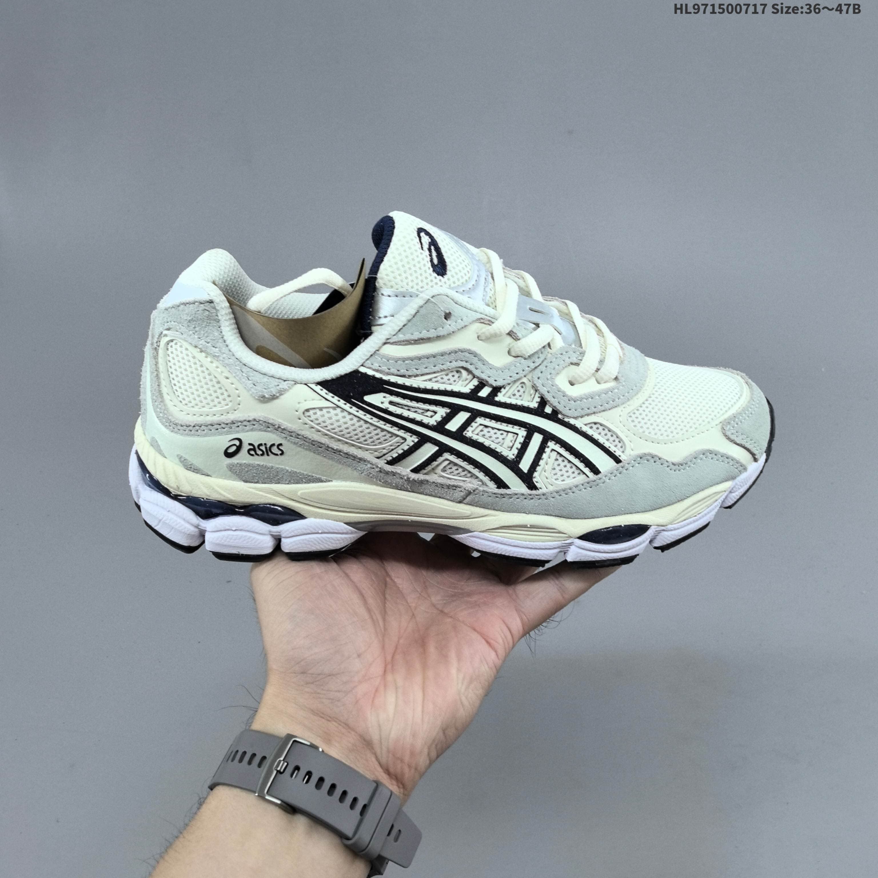 Chaussures de running Asics NYC Gels NYC Sneakers Cream Solar Power Pure Sier Outdoor Sneakers Sports Athleisure Trainers Fashion Daily Outfit