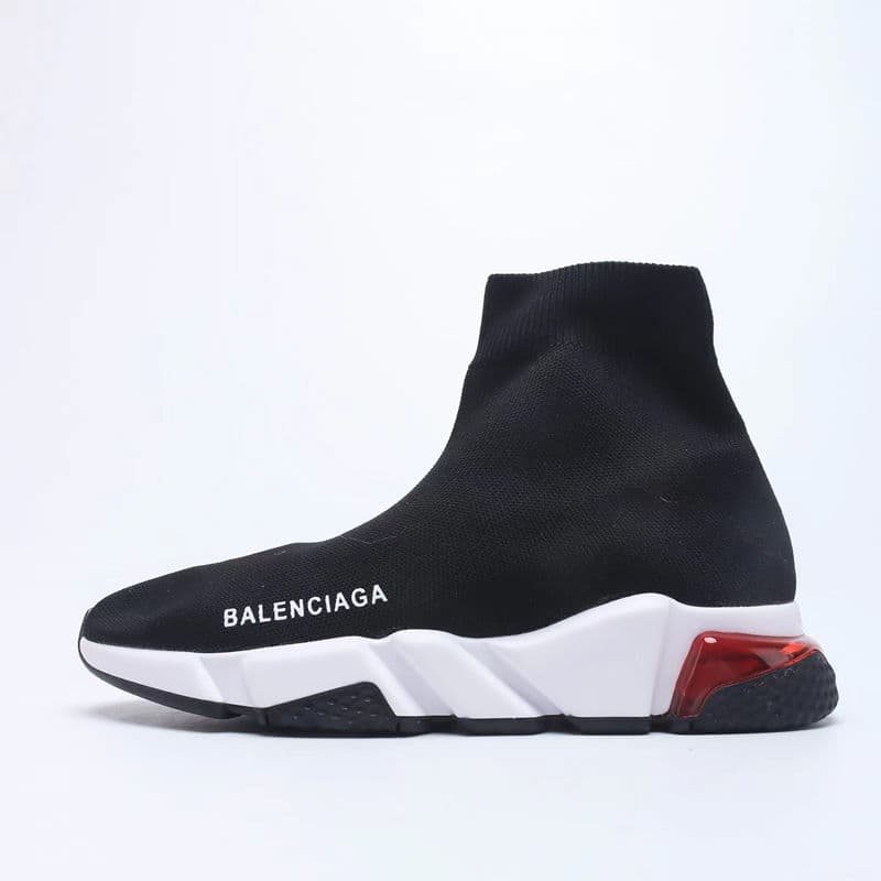Chaussette Chaussures Hommes Femmes Graffiti Blanc Noir Rouge Beige Rose Semelle Transparente À Lacets Jaune Fluo Chaussettes Speed Runner Baskets P