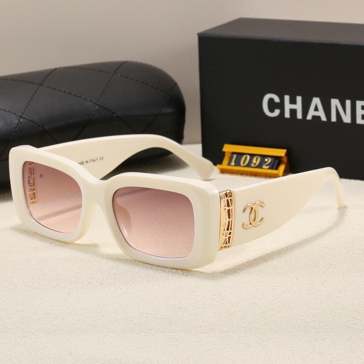 Lunettes de soleil C Hanel, nouvelles lunettes de soleil tendance, lunettes de soleil décontractées pour couples, résistantes aux rayons UV et aux