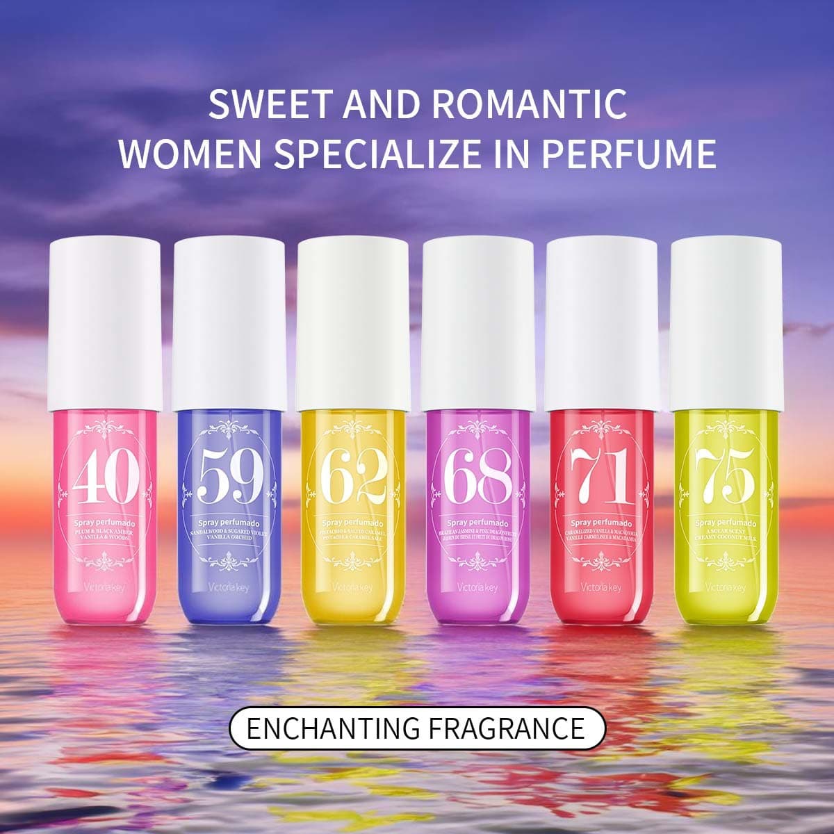 Alcohol-Free Women's Perfume Spray - Long-Lasting Digital Fragrance For Body & Hair (Popular Scent)