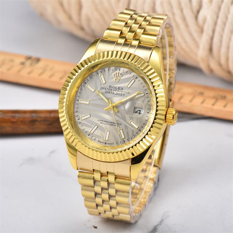 Montre à Quartz pour hommes, marque supérieure, mode affaires loisirs, journal cinq perles, étanche, calendrier, bracelet en acier