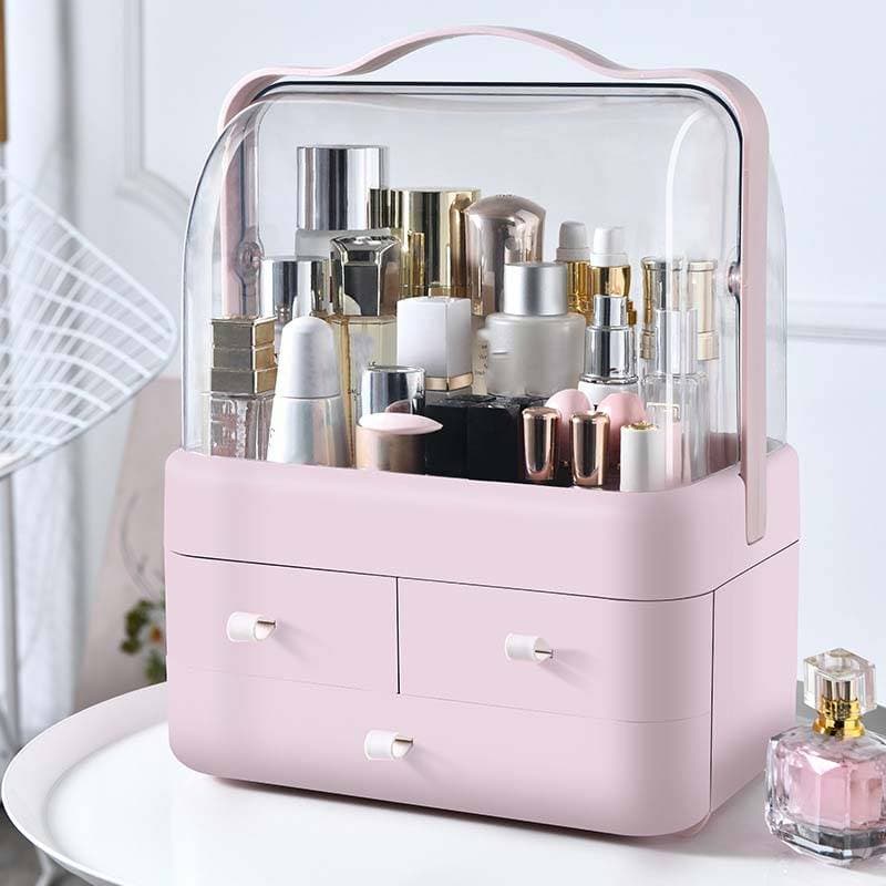 Cosmetic Organizer Desktop Makeup Storage Box With Drawers For Skincare Masks Lipstick Jewelry