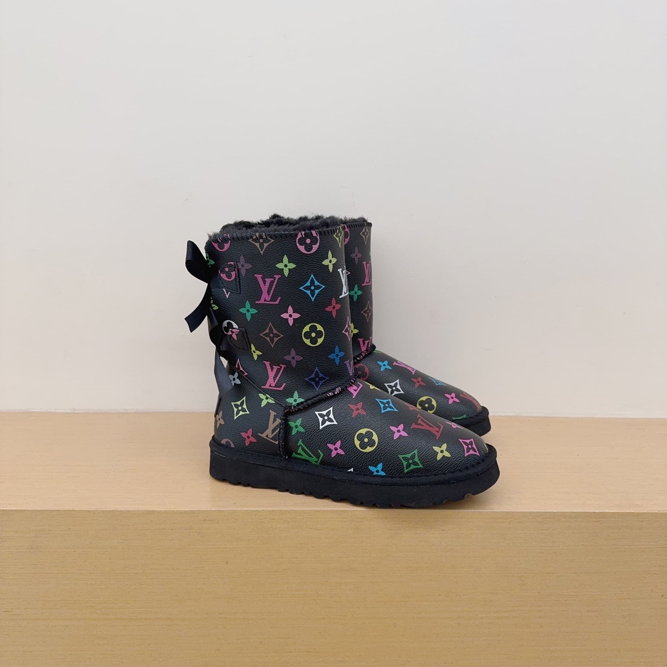 Nouvelles bottes UGG automne/hiver pour femme, confortables et chaudes, style décontracté / Bottes de neige mi-mollet