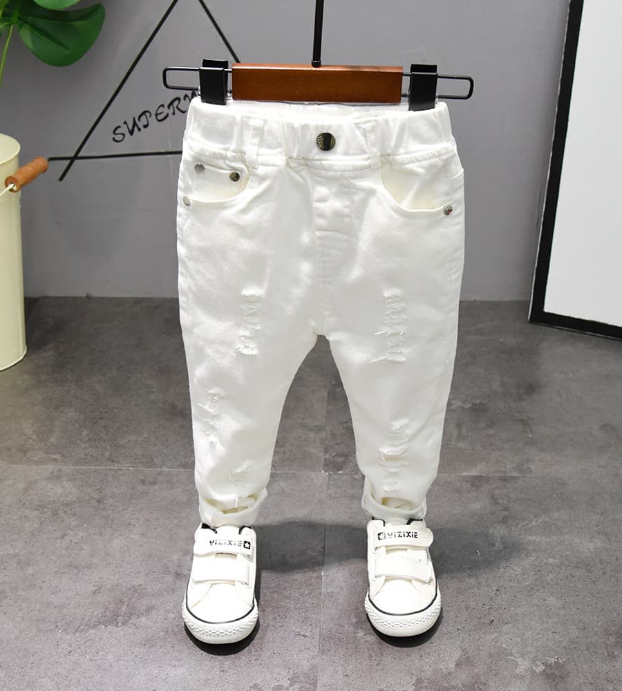 mother&kids Spring and Autumn New Korean Style Solid Color Casual Pants for Children, Boys and Girls 830 831