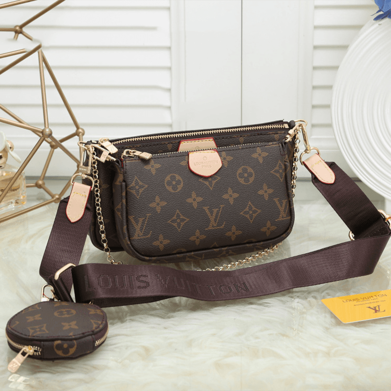 Nouveau sac à main de luxe haute couture pour femme, sac Mahjong trois en un, sac à bandoulière, sac à chaîne
