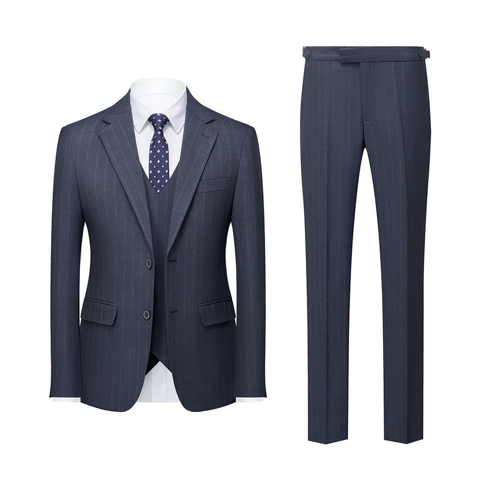 Men's Clothing Slim Business Casual Wear Studio Photography Wedding Suit Three Piece Set