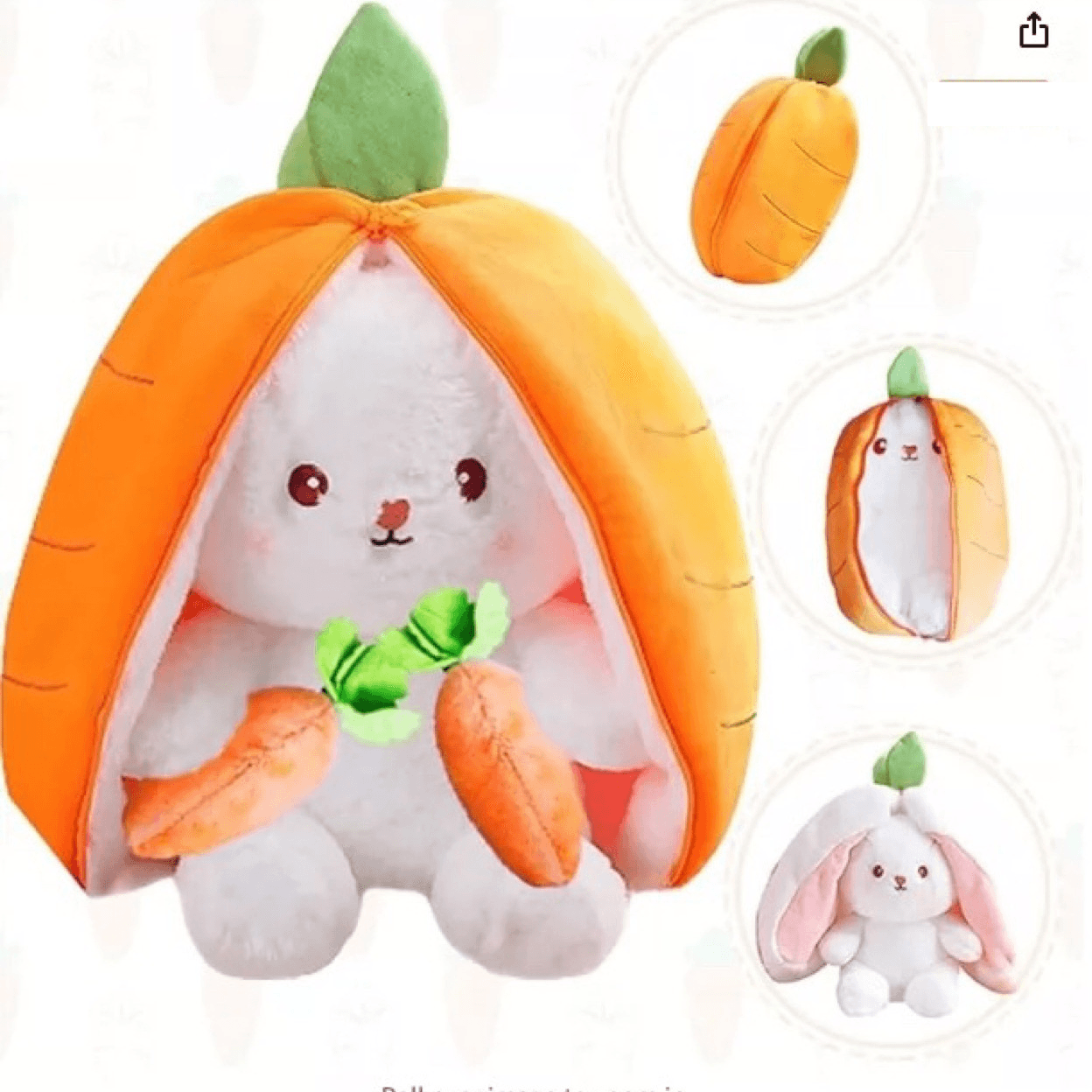 Toy Strawberry Plush Bunny Cute Doll Doll Doll Doll Birthday