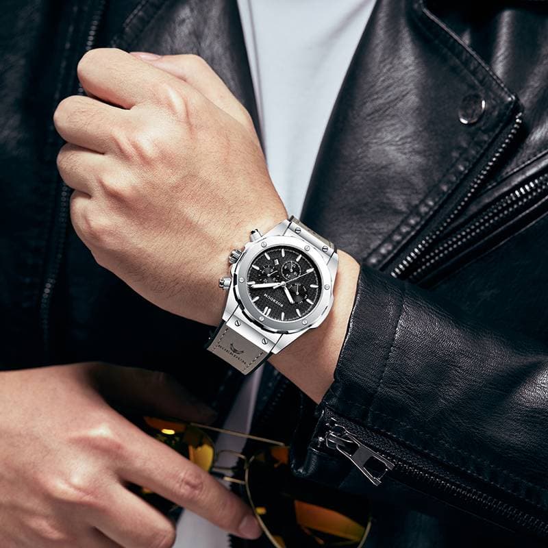 ROERDUM Extraordinary Masters Series-Black Samurai- Men's Mechanical Watch - Black Dial, Luminous, Waterproof, Simple And Stylish