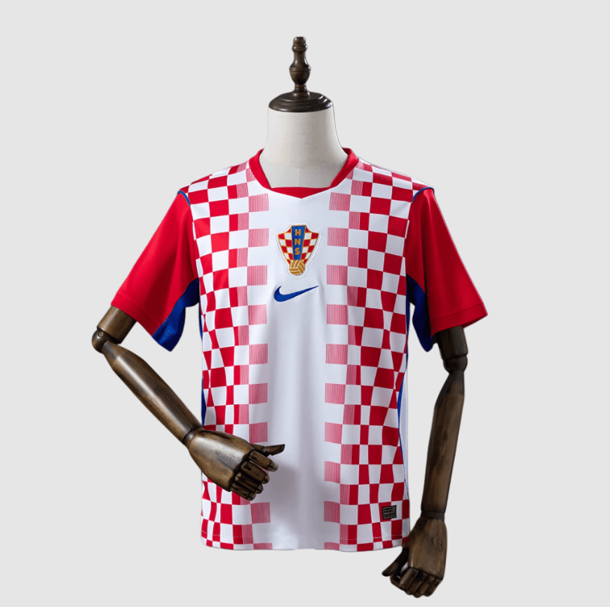 2026 Croatia Home Soccer Jersey - Red & White National Fan Jerseys