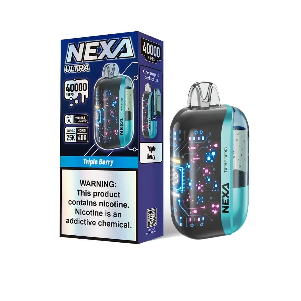 Kit de vape jetable Nexa Ultra 40K (800 mAh, 20 ml, 40 000 bouffées) (entrepôt UE)