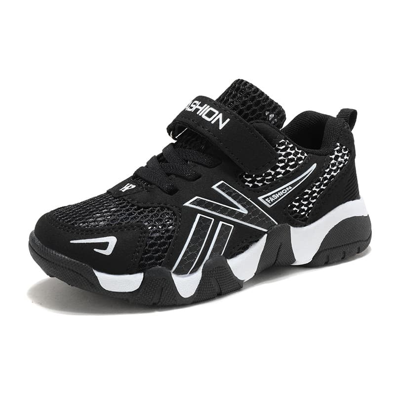 Children's Spring And Summer Sports Shoes Low-top Leisure Running Travel Shoes For Boys And Girls Single Mesh Hollowed Out Breathable