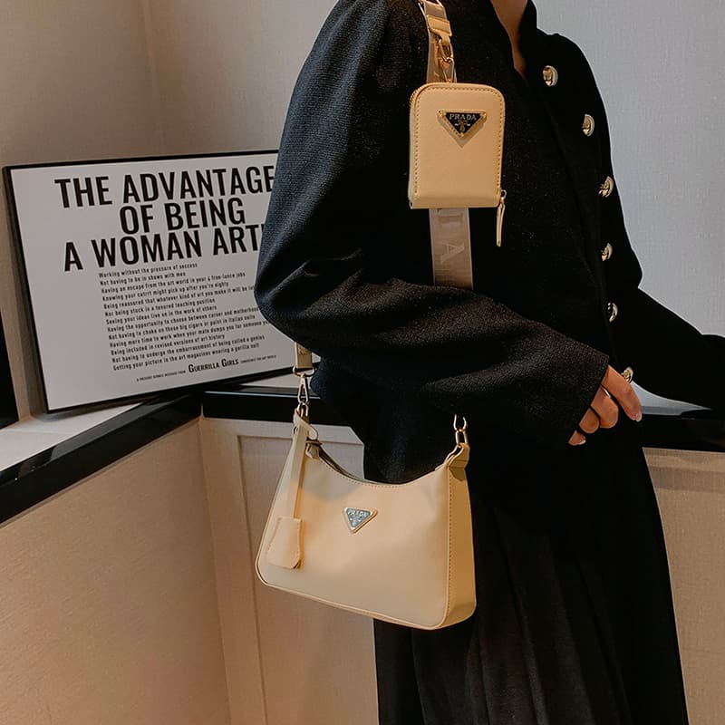 Sac bandoulière 3 en 1 élégant pour femme