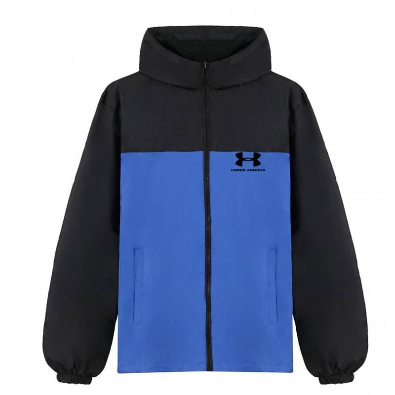 Veste de sport coupe-vent à col montant pour l'extérieur, imperméable, avec fermeture éclair, pour randonnée et alpinisme