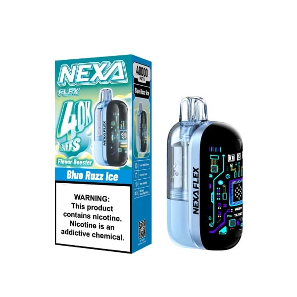 Kit NEXA FLEX (Visible) 40 000 bouffées, cigarette électronique jetable 18 ml, 5 %