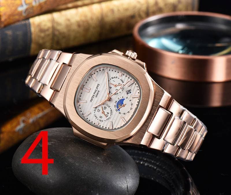 [NAUTILUS] Montre de luxe pour homme, montre-bracelet à quartz, étanche, avec calendrier, pour le sport, les loisirs, la mode, le travail, 5740/1G
