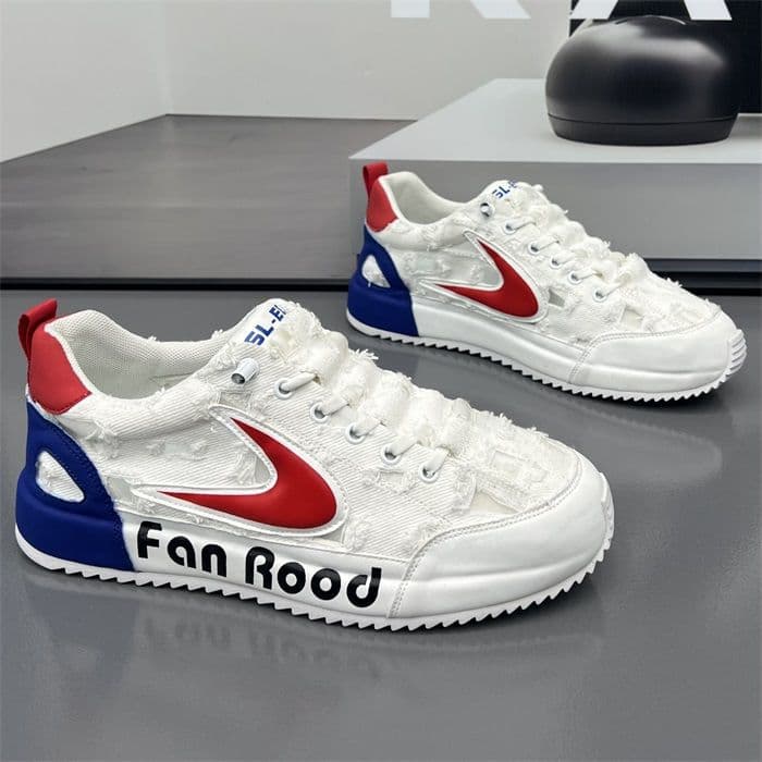 New Summer Casual Canvas Breathable Board Forrest Gump Men's Little White Running Sports Shoes