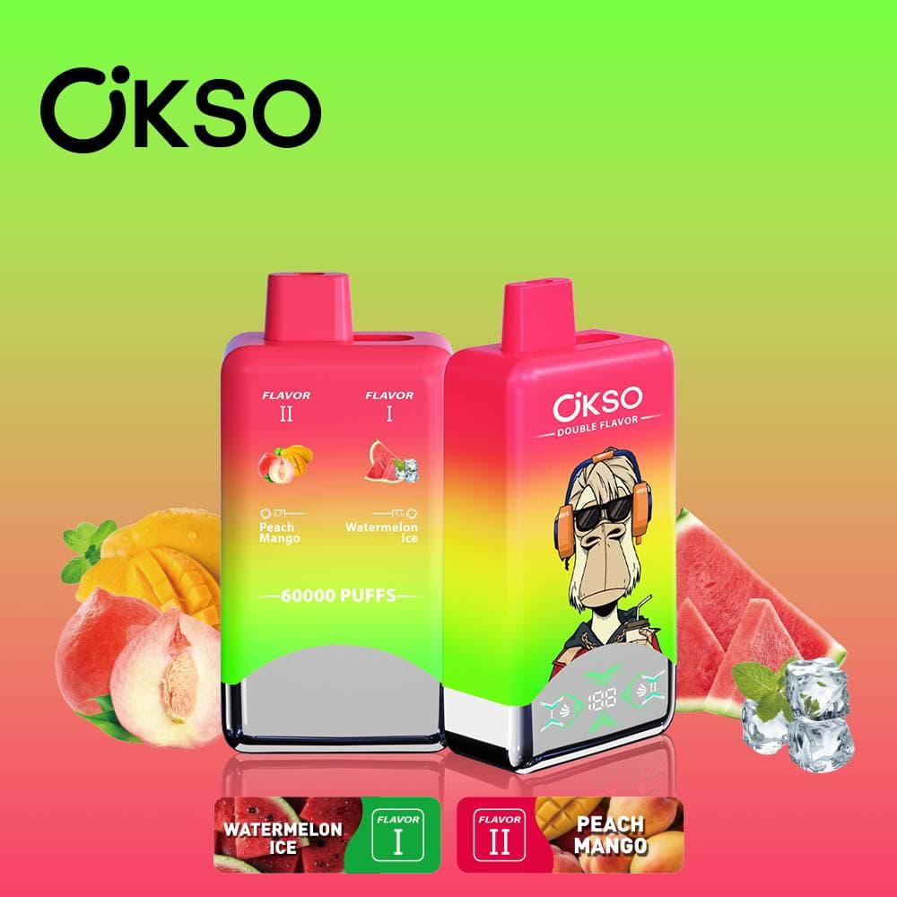 1 à 2 cigarettes électroniques jetables 60000 60K 2 en 1 Twins à double saveur avec écran, flacon d'e-liquide Cool Bar 9000 9K, 2 % ou 3 % de sel