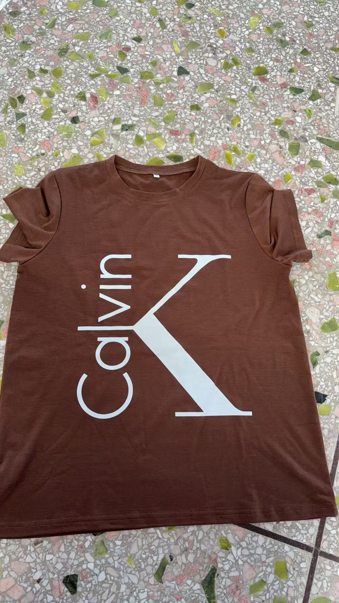 T-shirt tendance été 2026, coupe ample, manches courtes, imprimé