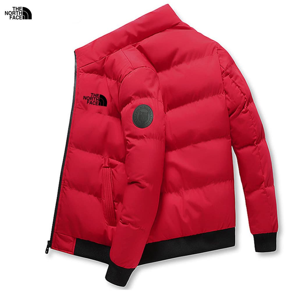 Veste à col montant pour homme, veste chaude en coton épais pour l'automne et l'hiver, doudoune en coton