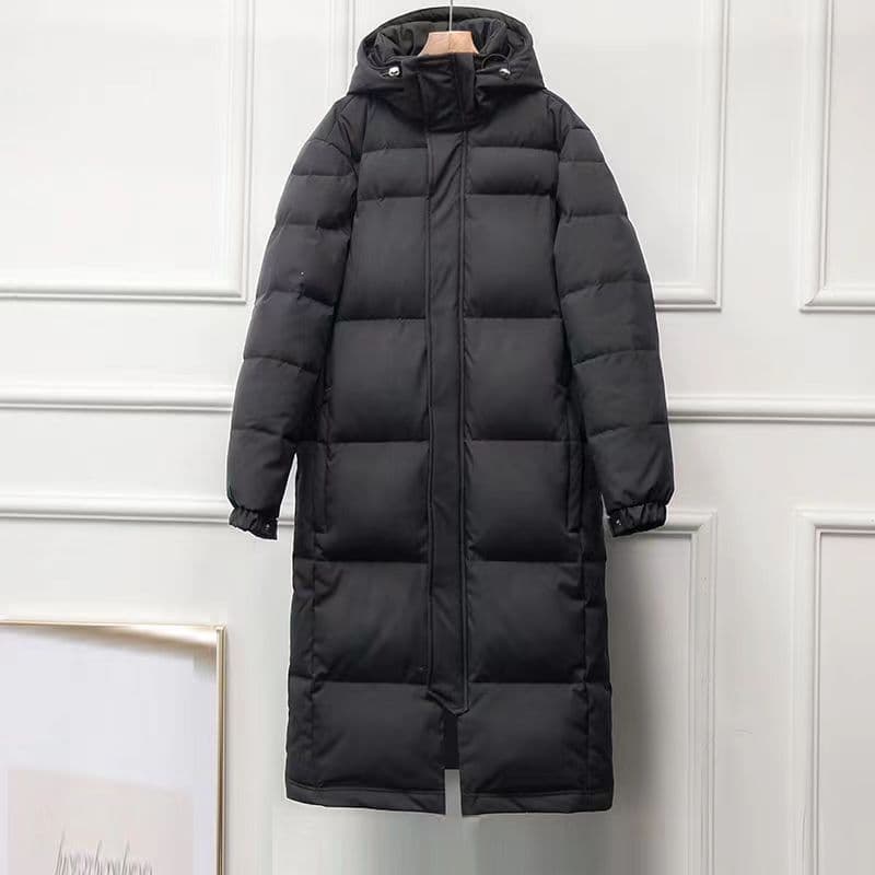 Women's Clothing Women's Cotton Jacket Super Long Over Knee New Jacket