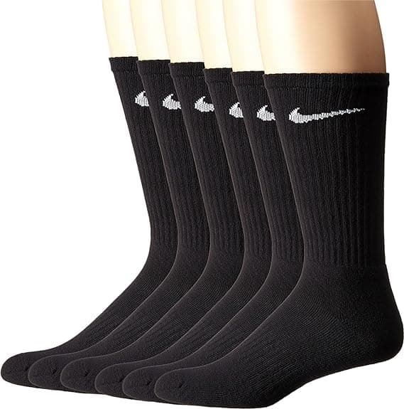 Chaussettes Nik E Performance Cushion Crew avec bande (6 paires)