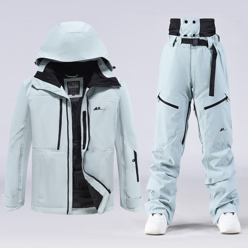 Ski suits for women and men, single board and double board skiing suits and pants for winter outdoor windproof, waterproof, warm and thick new models
