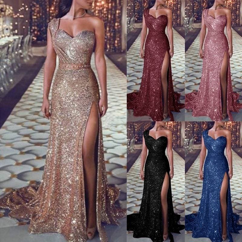 Women's Clothing High End Fashion Temperament Dress Gold Stamping Mercerized Cotton Long Skirt Evening Dress