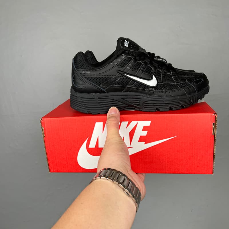 Chaussures de course basses décontractées P-6000 confortables, souples et résistantes pour la ville et les déplacements.