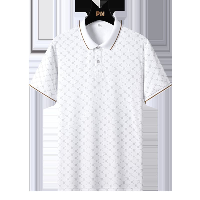 Men's Clothing Half Sleeve Solid Color Men's Ice Silk T-Shirt Short Sleeve Breathable Comfortable Round Neck Casual Summer Top For Men​