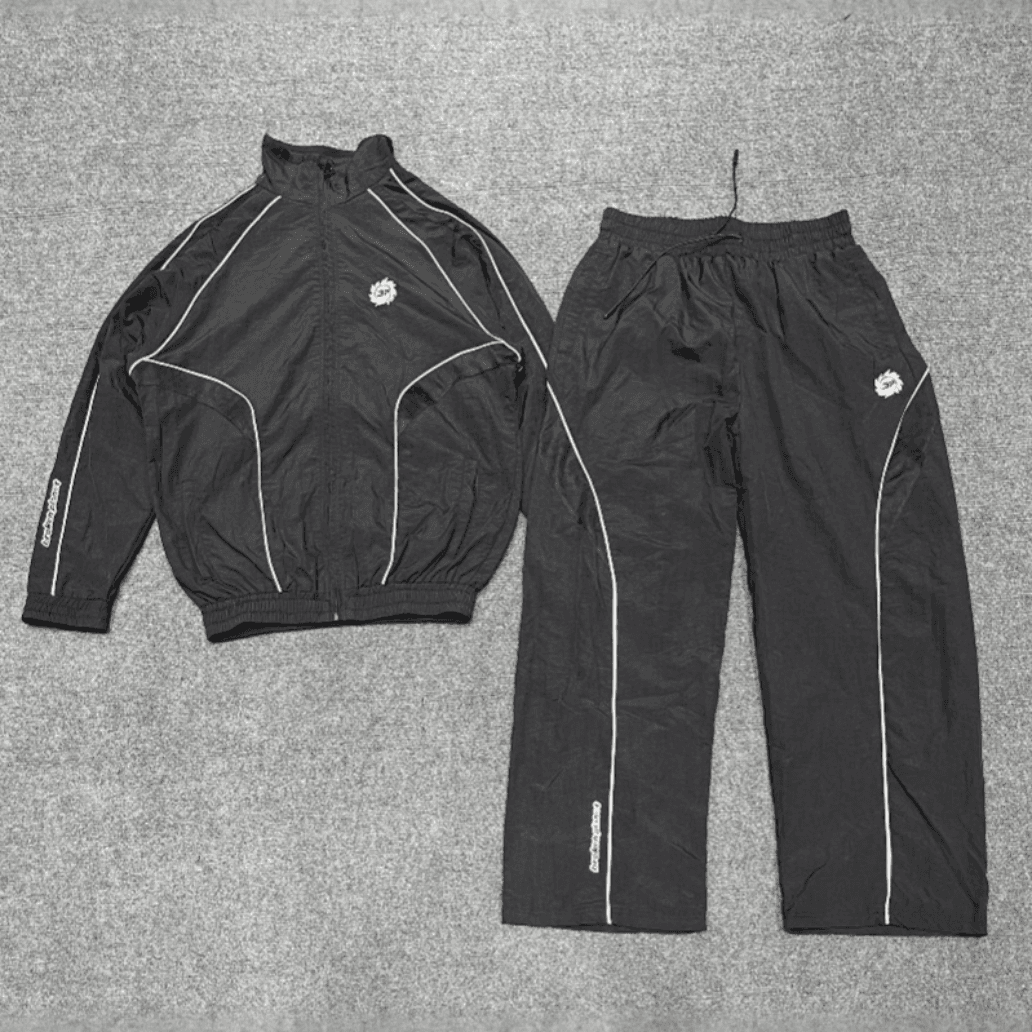 Planet Grunge Streetwear Set Zip-Up Hoodie & Joggers Outfit | Trendy Inspired Athletic Suit | Polyester Casual Wear For Men & Women (S-XL