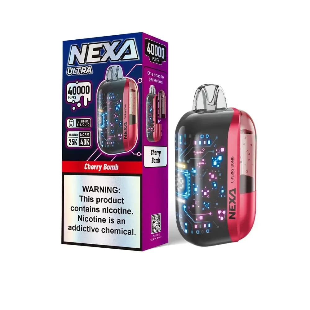 Kit de vape jetable Nexa Ultra 40K 800 mAh 20 ml (40 000 bouffées) (entrepôt UE)