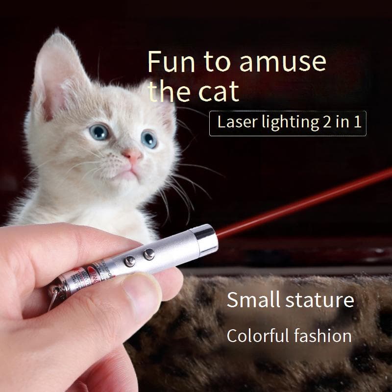 Laser Cat Teasing Stick Infrared Pet Cat Pen Laser Light Baby Cat Cat Supplies Interactive Cat Toys