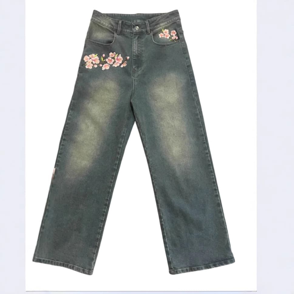 Men's Clothing Blue Wide Leg Jeans Spring Slim Soft Denim High Quality Elastic Straight Floor Length Trousers
