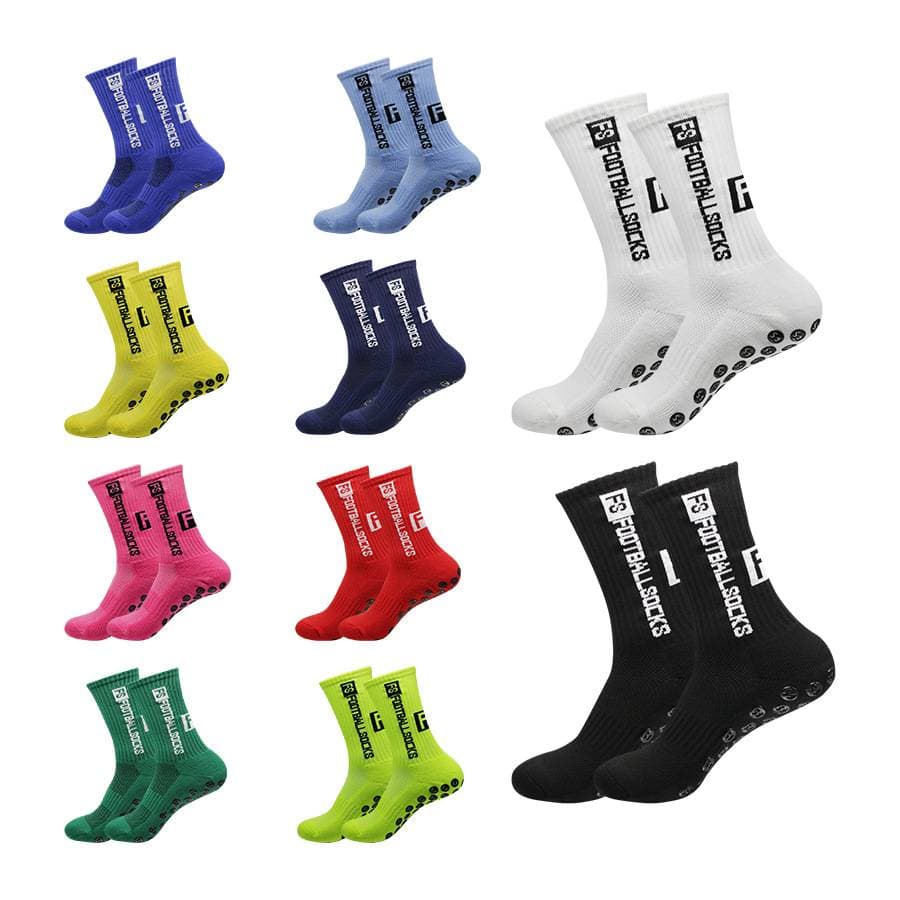 Chaussettes de football antidérapantes en silicone (11 couleurs)