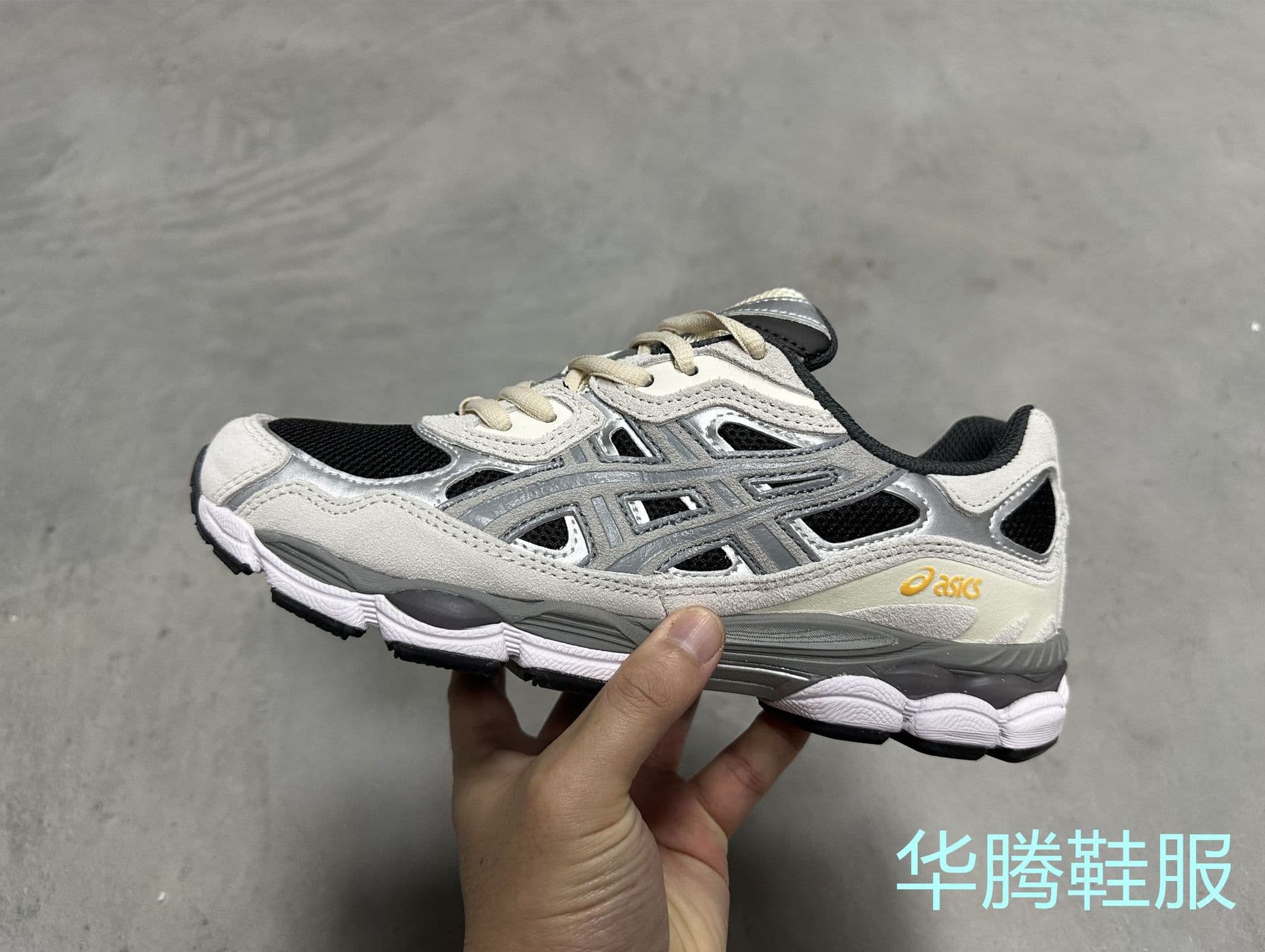 Version export de haute qualité des chaussures Asics Gel-NYC pour hommes, authentiques, fonctionnelles, rétro, tendance, antidérapantes et résist