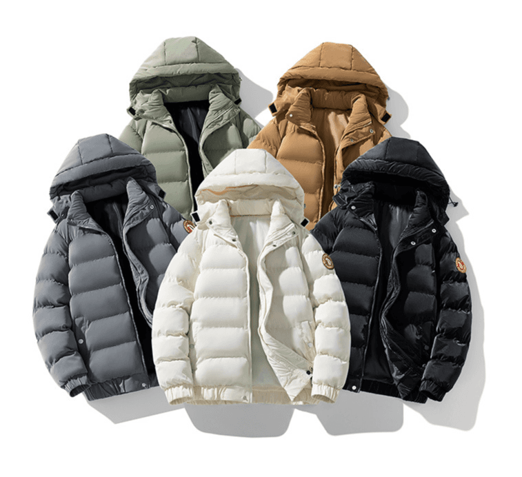 Men's Clothing New Thick Warm Loose Hooded Tide Down Jacket